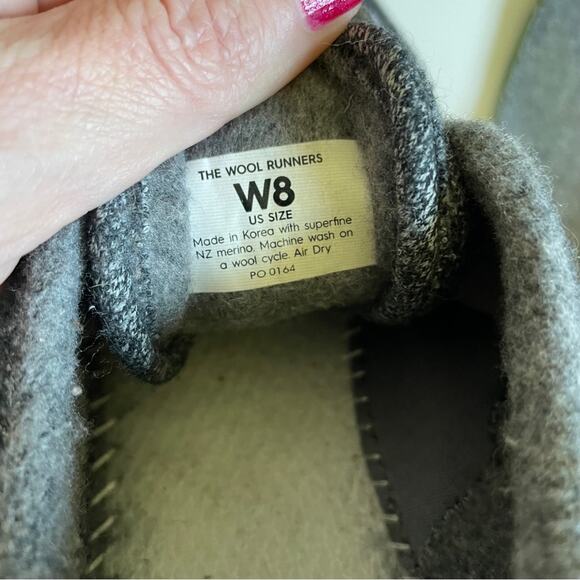 Allbirds Light Grey Wool Runner Sneaker - Picture 8 of 9